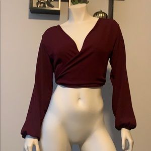 Maroon blouse